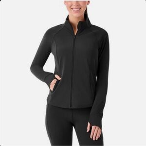 NWT Members Mark Womens Everyday Active Jacket Black Size XL
